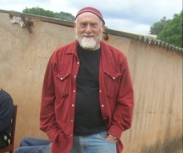 Sandy while visiting with the Lemba community in Zimbabwe, 2012