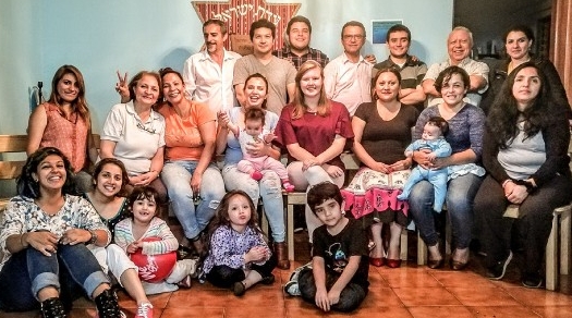 Margo with Guatemala community