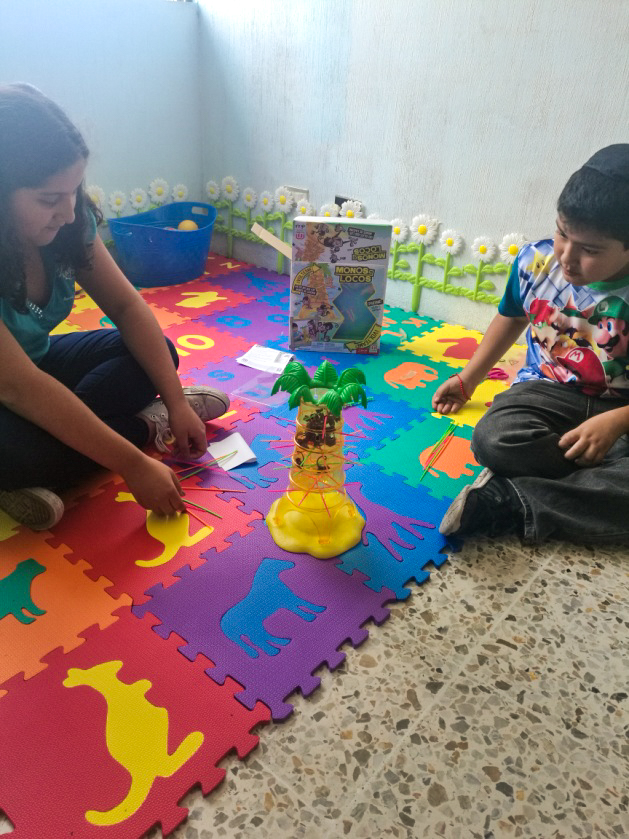 New children's space at Adat Israel in Guatemala City thanks to Jonathan's bar mitzvah project.