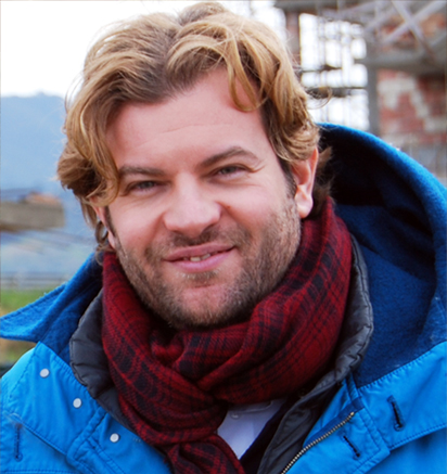 Lorenzo de` Medici, who worked with Rabbi Barbara to dis-cover his Jewish roots, plans to build a synagogue for B'nei Anousim in Nocera, Calabria, Italy. (Photo by Vanessa Dylyn)