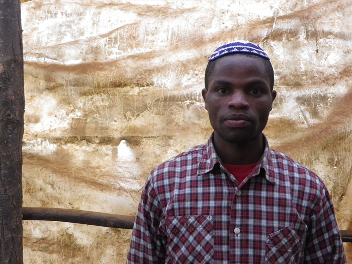 Yehudah Kimani, one of the young leaders of the Kusuku Jewish community and son of the happy wedded couple.