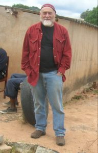 Sandy while visiting with the Lemba community in Zimbabwe, 2012