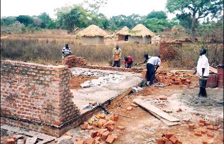 Construction underway. (Photo by community member)